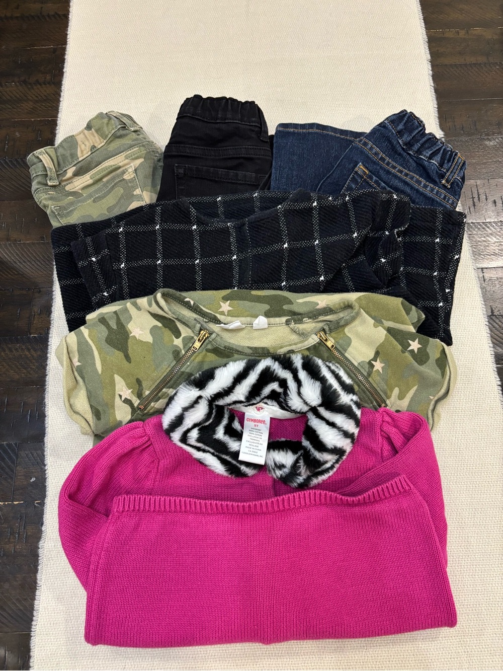 Girls Wardrobe Mix-Style Bundle (6 Items) Gymboree Gap TCP Zara – Sizes 5T / 6